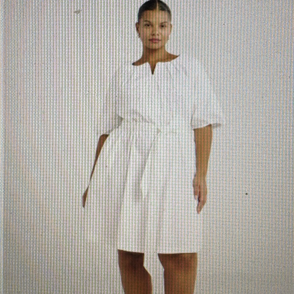 Scoop NYC White Midi Dress beautiful dress for late events - Picture 5 of 5